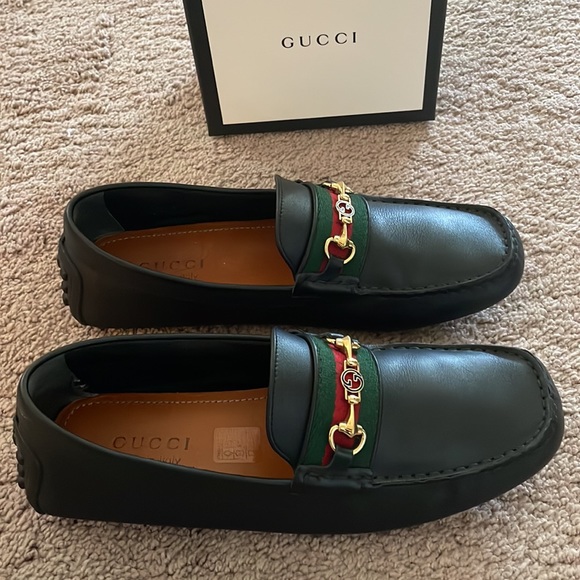 Ayrton Leather Web Driver Loafers 